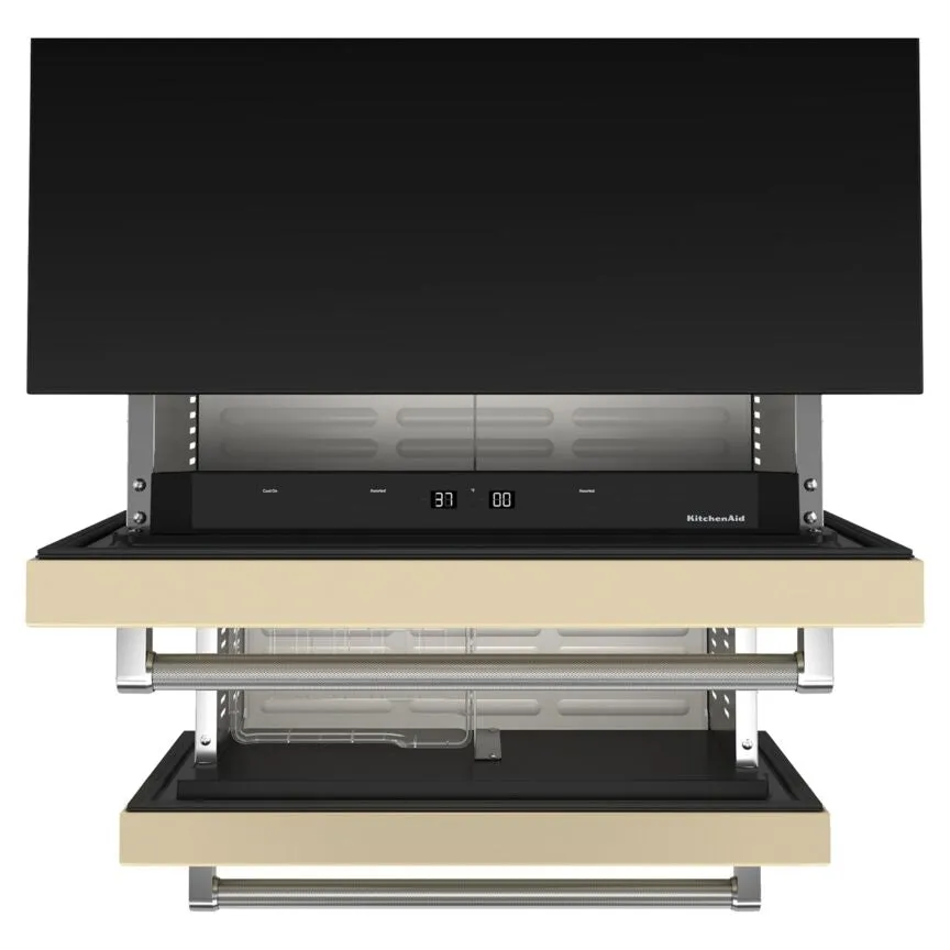 KitchenAid Panel Ready 24" Undercounter Double-Drawer Refrigerator/Freezer (4.29 Cu Ft) - KUDF204KPA