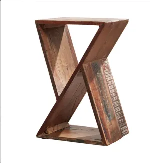 Lily Geometric Accent Table Natural
