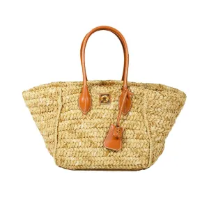 Maggie Shopping Bag In Natural Shaded Raffia