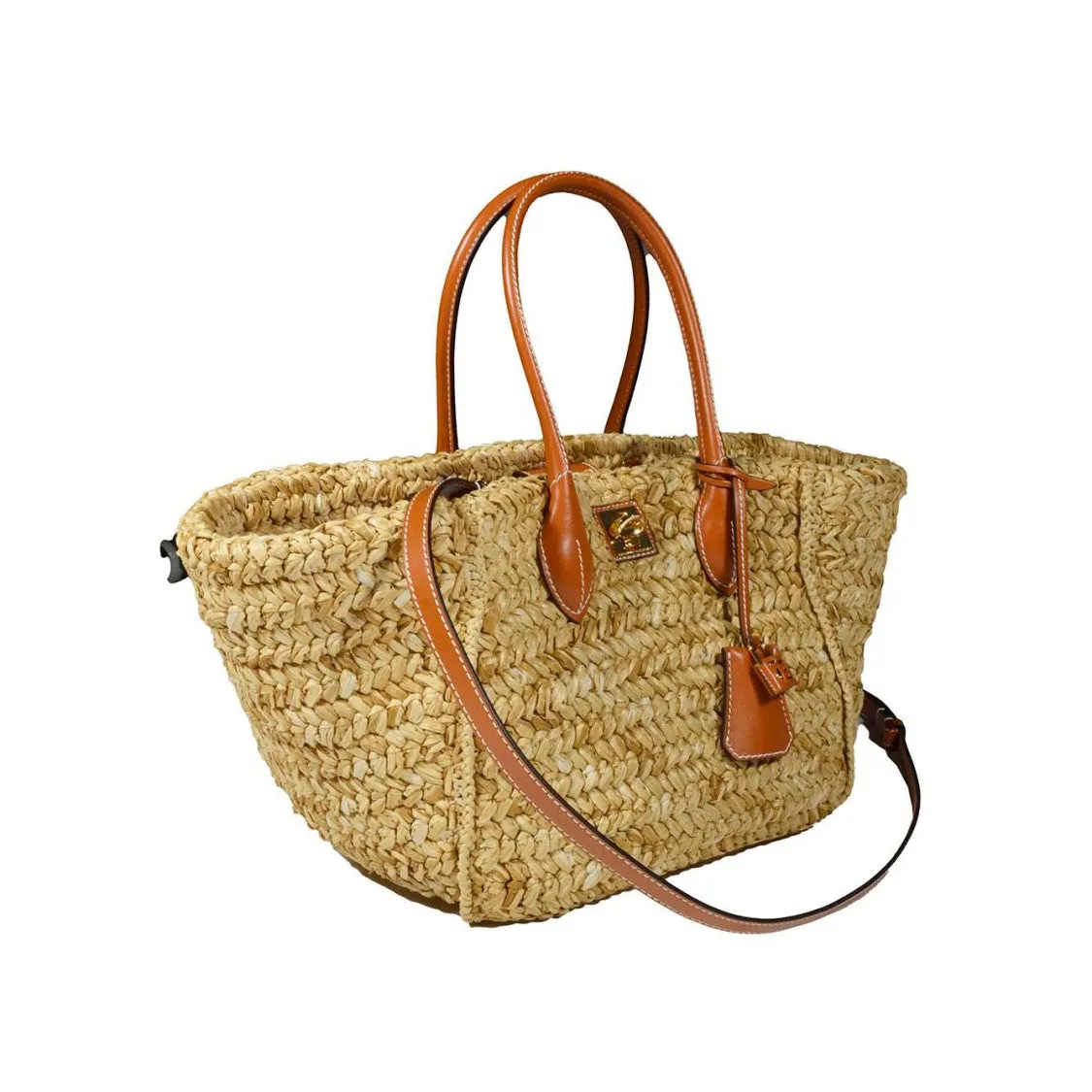 Maggie Shopping Bag In Natural Shaded Raffia