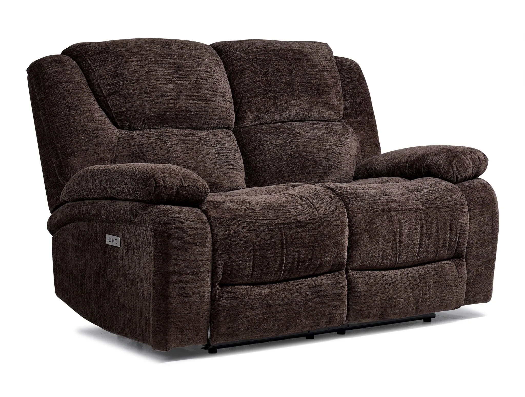 Maxwell Power Reclining Sofa and Loveseat Set - Brown