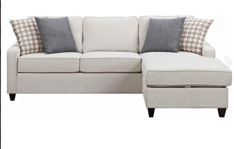 Mcloughlin Upholstered Sectional Platinum
