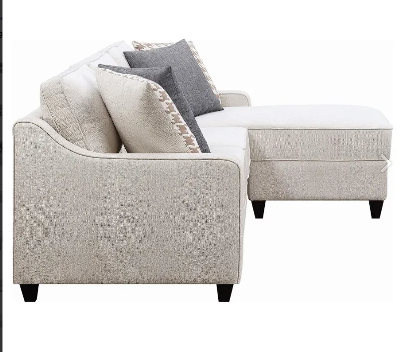 Mcloughlin Upholstered Sectional Platinum
