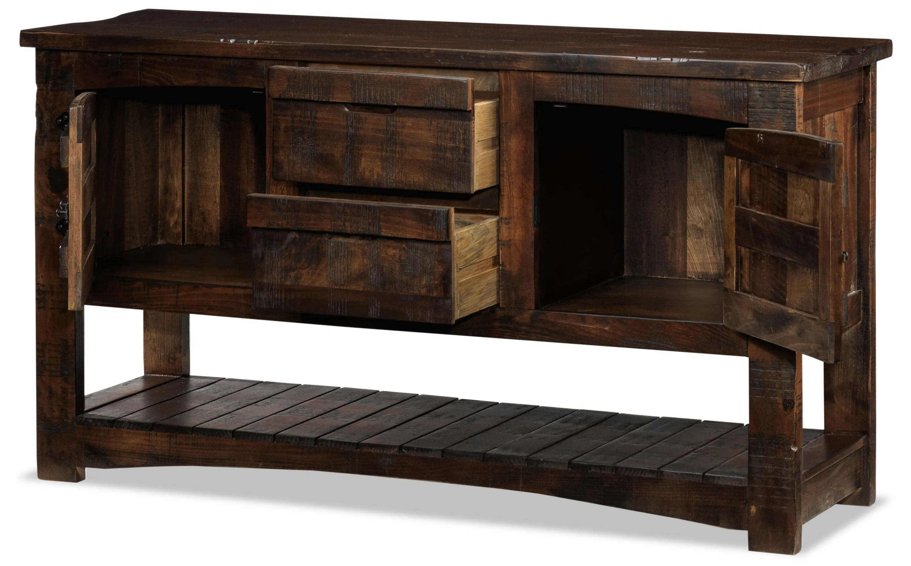 Mezcal 55" Sofa Table - Walnut