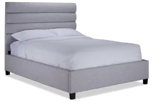 Orchid 3-Piece Full Bed - Light Grey