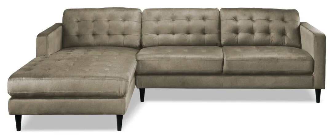Paragon 2-Piece Sectional with Left-Facing Chaise - Taupe