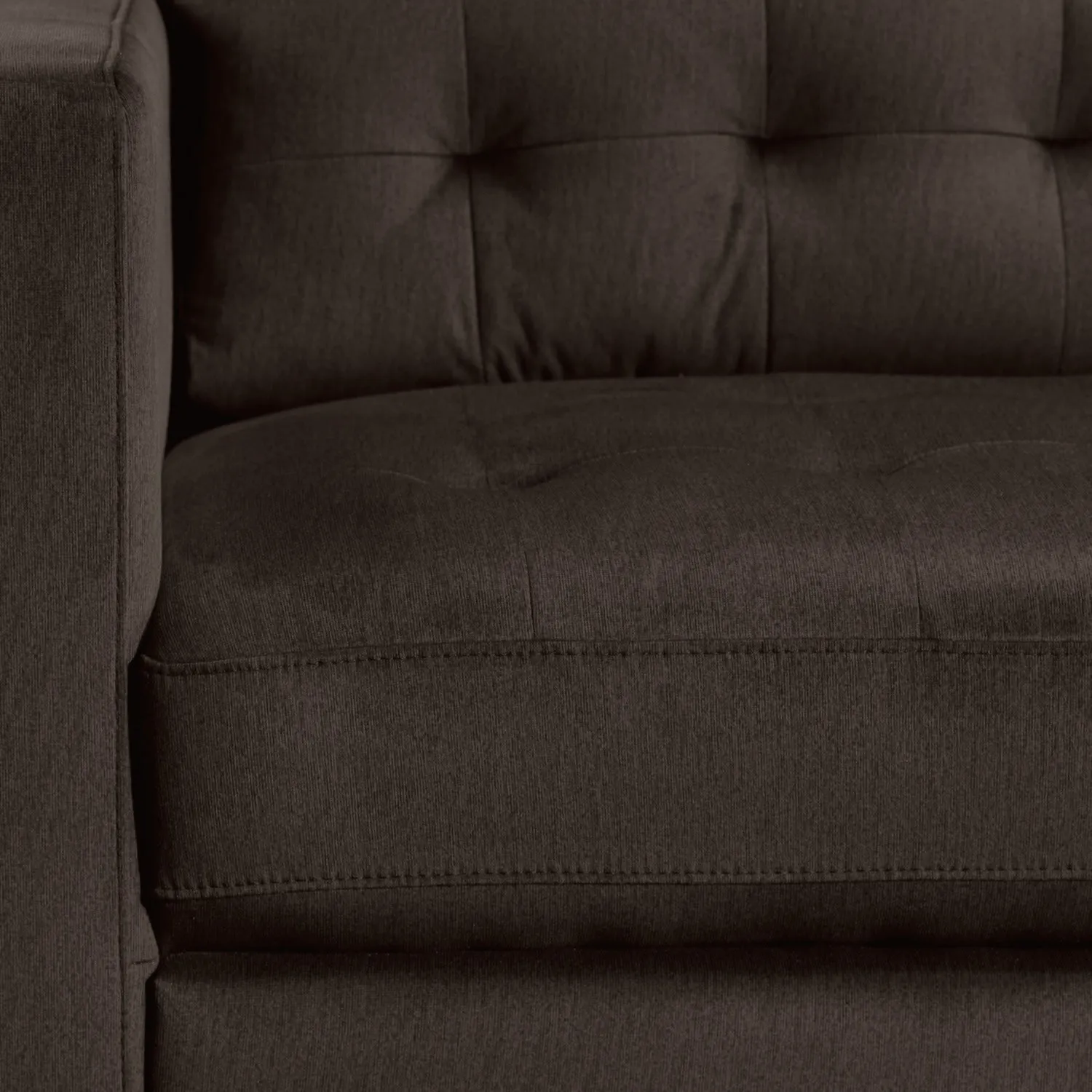 Paragon 2-Piece Sectional with Right-Facing Chaise - Dark Chocolate