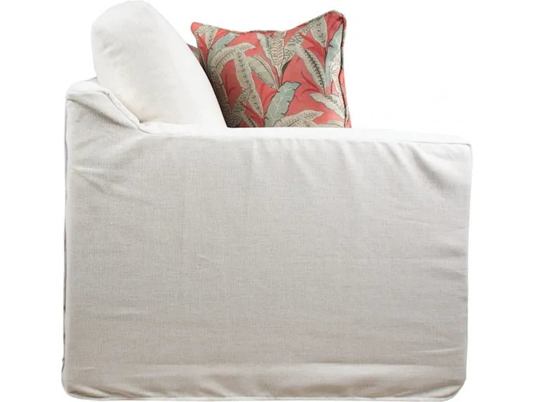 Queen Sleeper Slipcover Sofa, Luxury Depth