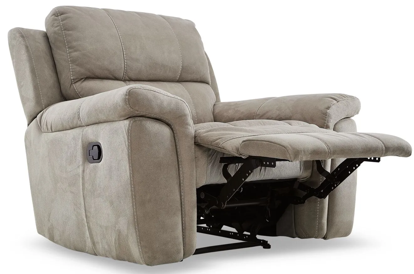 Roarke Sofa, Loveseat and Chair Set - Silver Grey