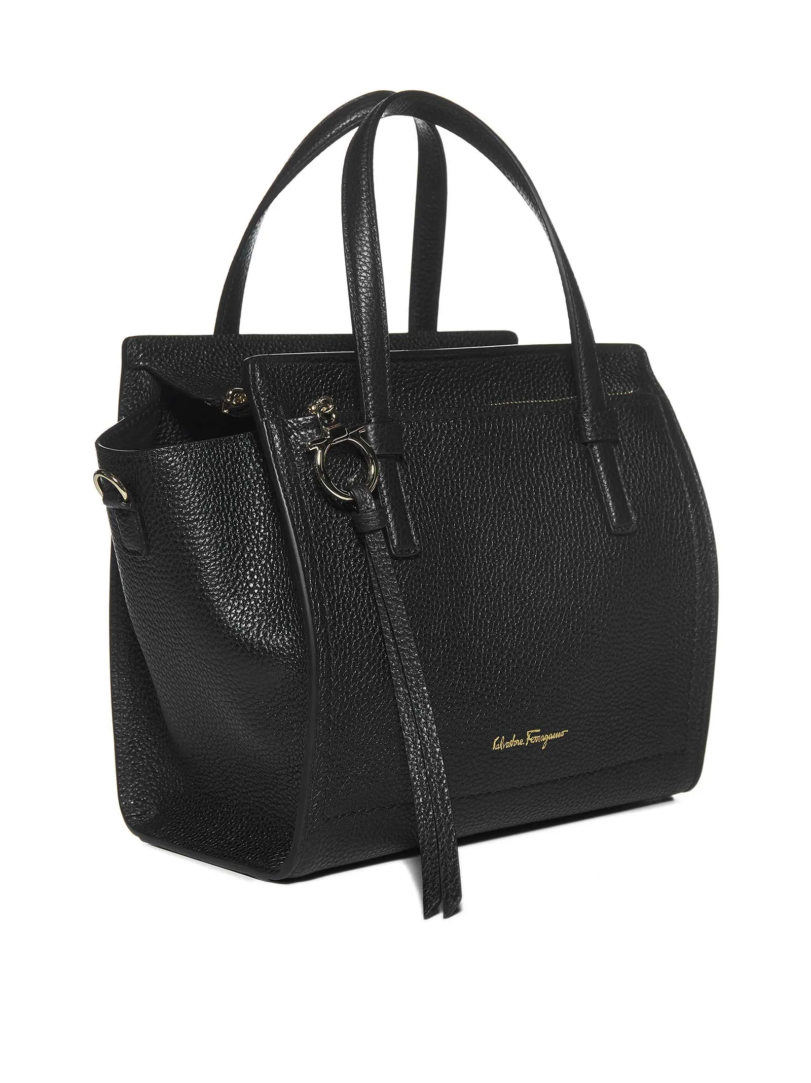 Salvatore Ferragamo Double Handle Small Tote Bag