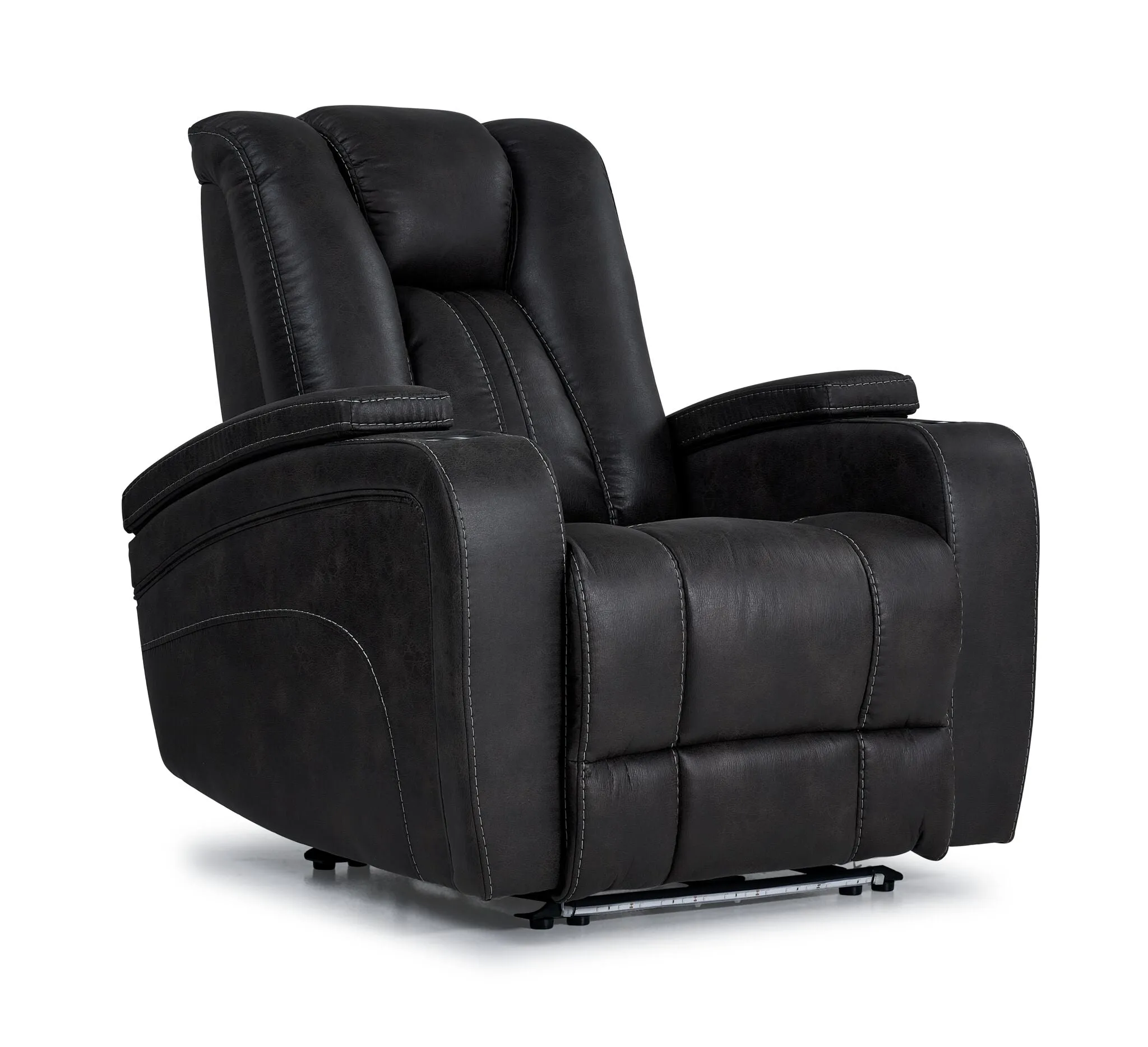 San Antonio Dual Power Reclining Sofa, Loveseat and Chair Set - Grey