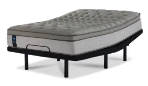 Sealy Posturepedic® Plus Sterling Hera Plush Euro Top Twin XL Mattress and L2 Motion Pro Adjustable Base