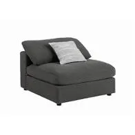 Serene 6-Piece Upholstered Modular Sectional Charcoal