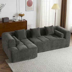 Streamdale 101" Sectional Sofa, Modular Couch, Deep Seating