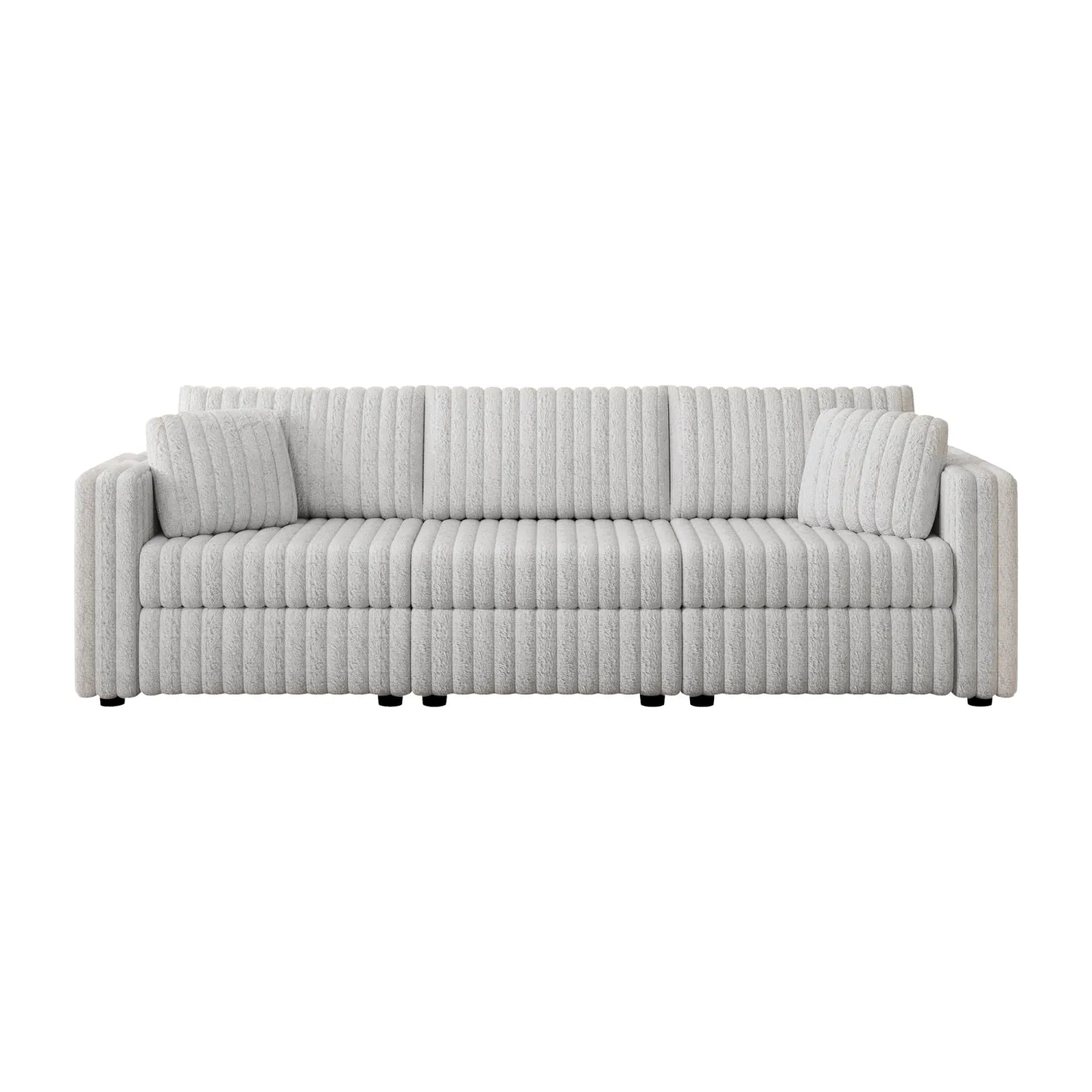 Streamdale 106" Light Gray Modular Sofa - Comfortable, Modern Design