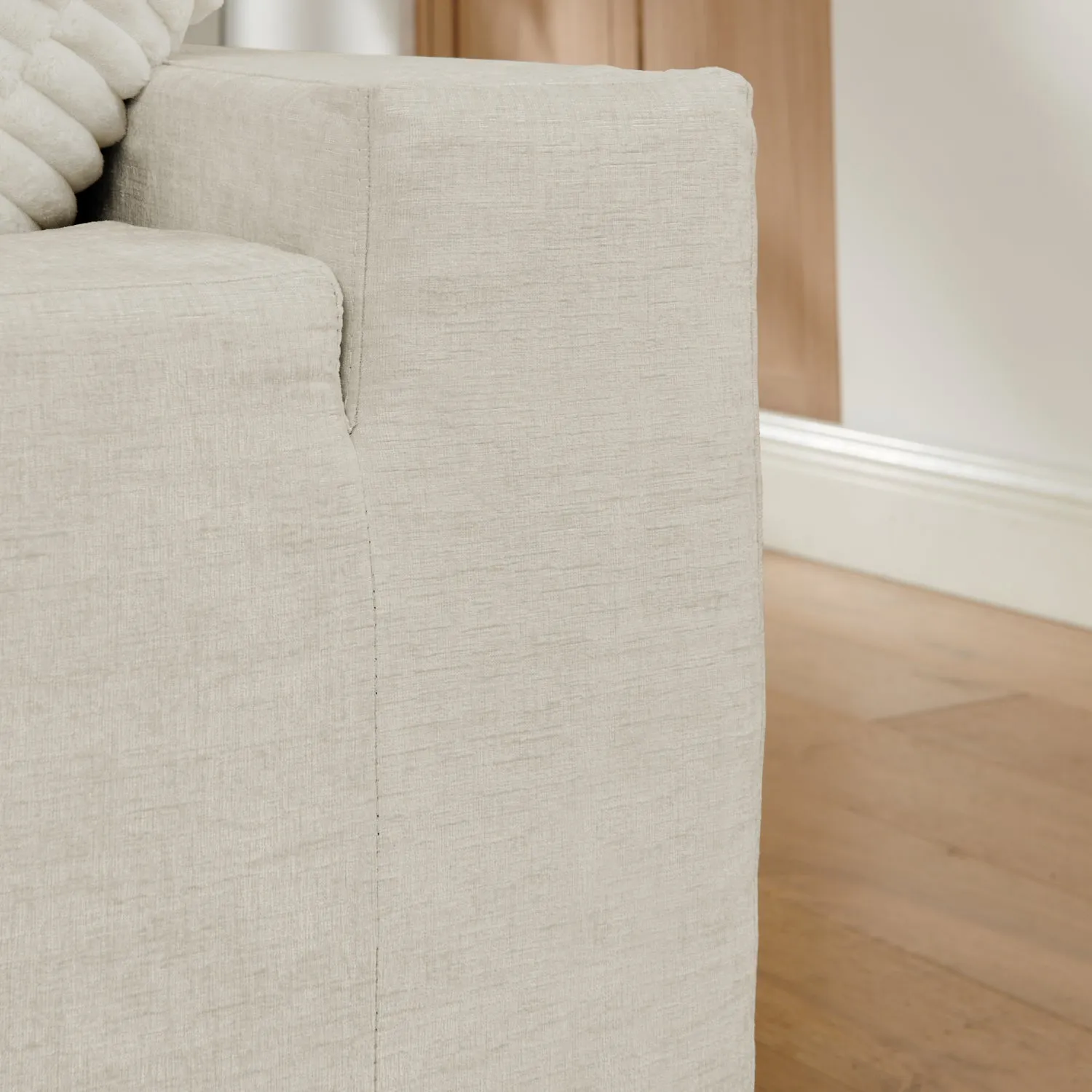 Streamdale 142" Cloud Sectional Sofa with Chaise, U-Shaped, Beige