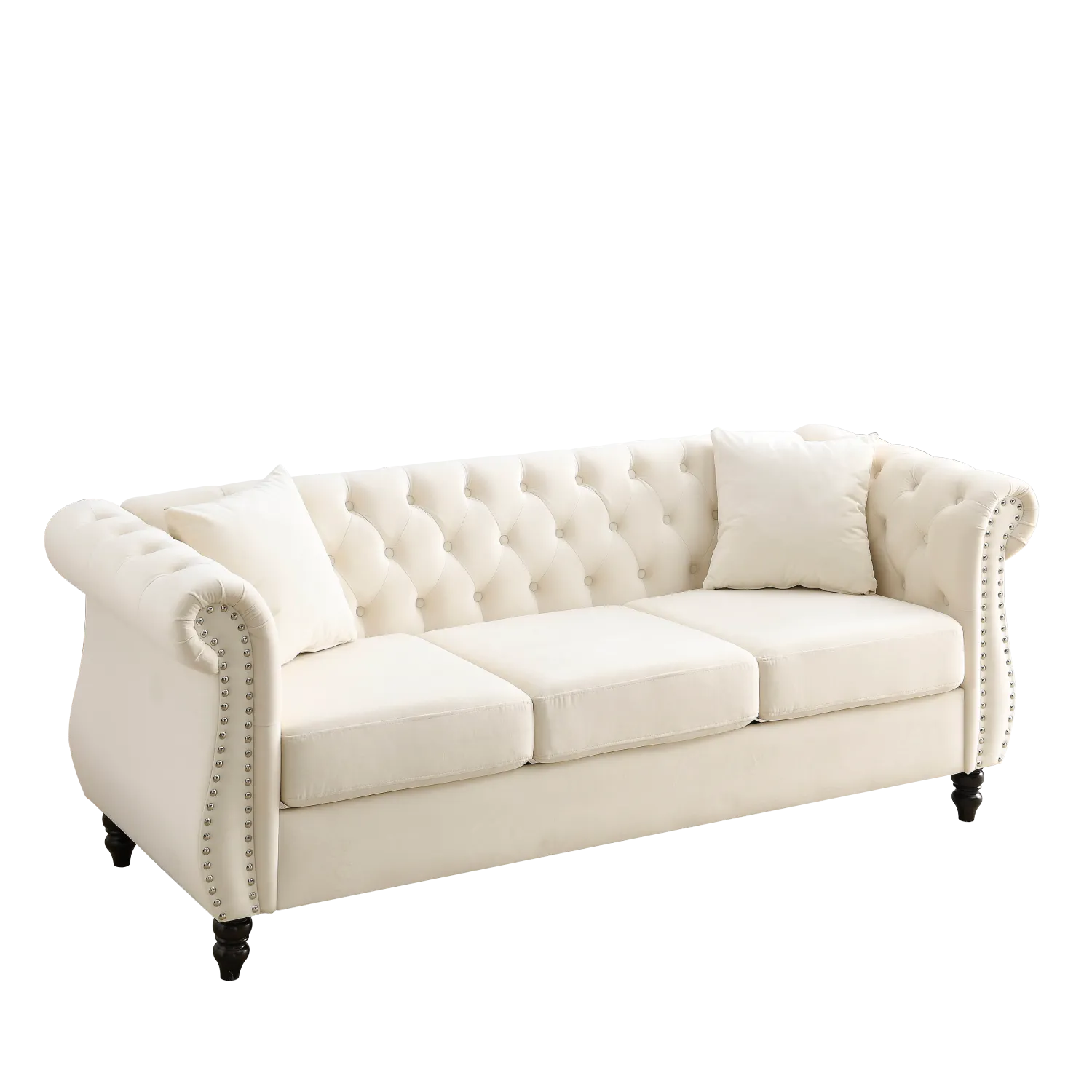 Streamdale 3-seater   2-seater Combination sofa.Beige Velvet