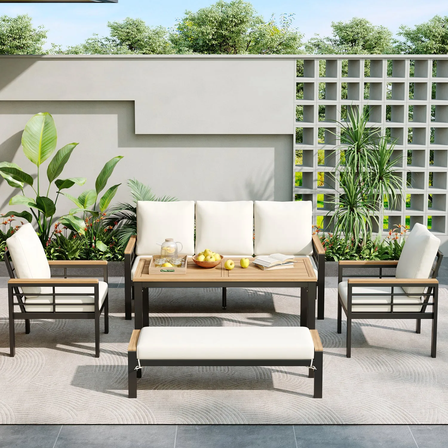 Streamdale 5-Piece Patio Conversation Set