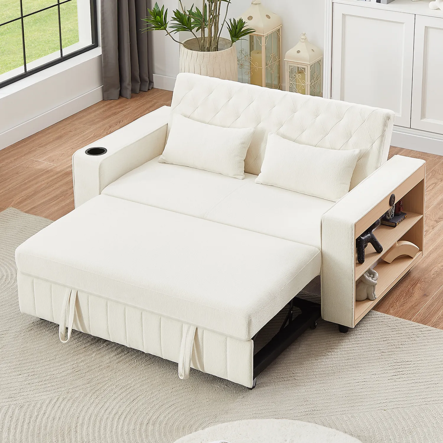 Streamdale 61.4" Pull-Out Sofa Bed Convertible Couch
