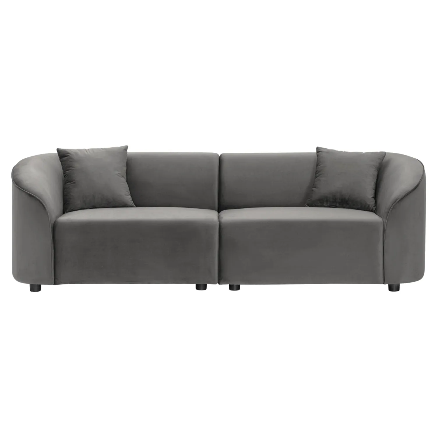 Streamdale 87" Curved Sofa: Plush, Streamlined, Durable