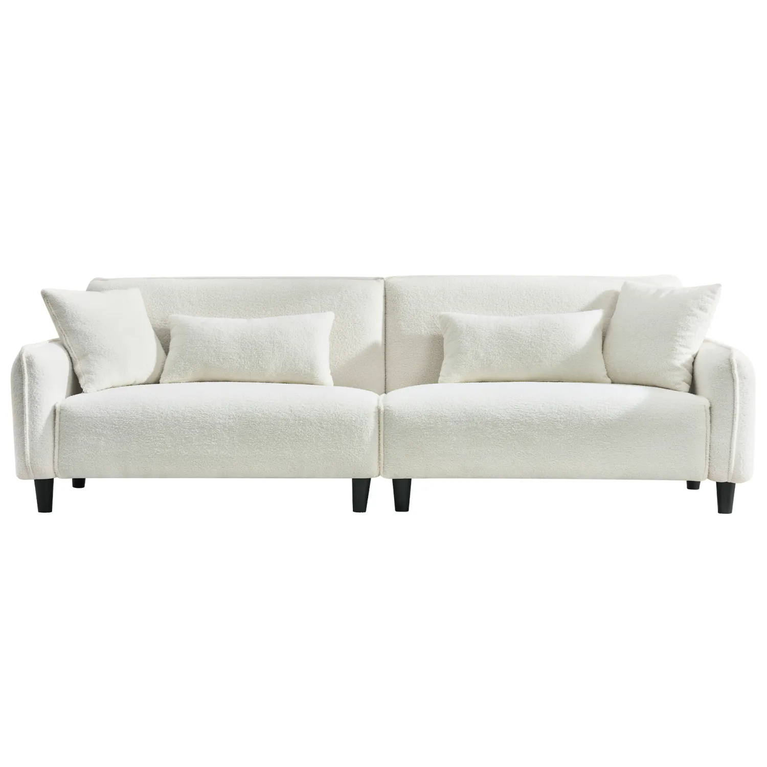 Streamdale 97" Teddy Velvet Sofa - Living Room, Bedroom, Office