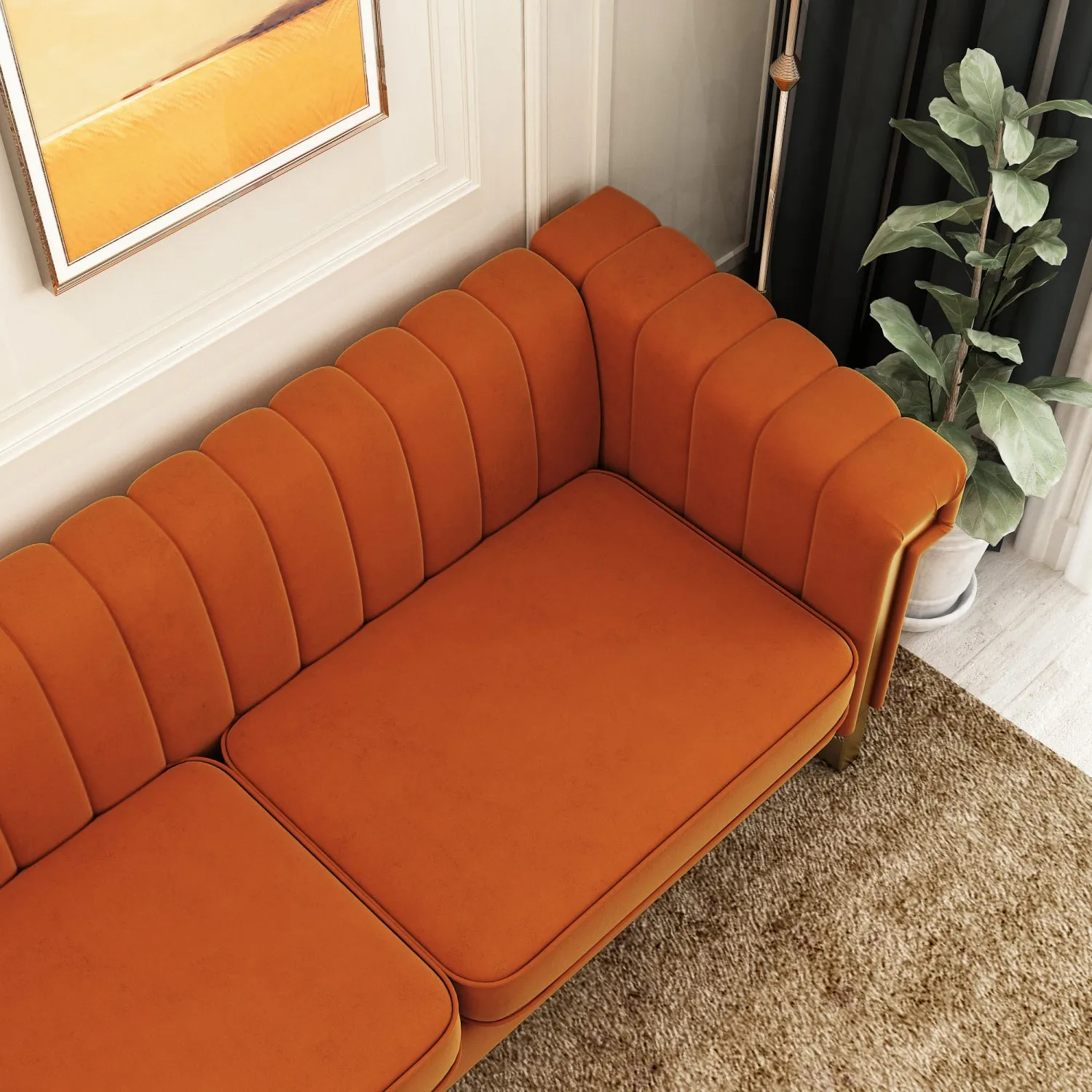Streamdale Beautiful Linen Sofa