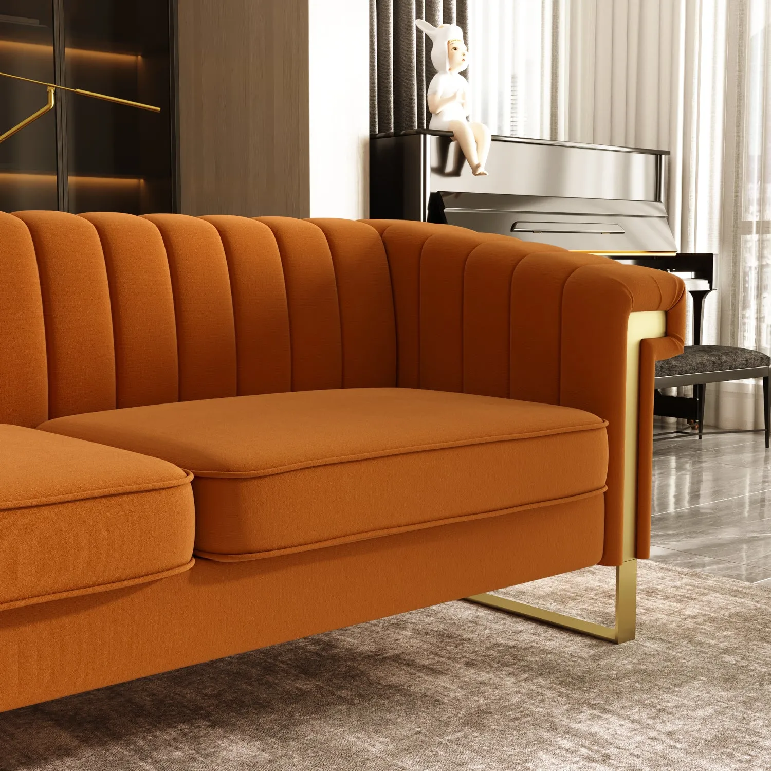 Streamdale Beautiful Linen Sofa