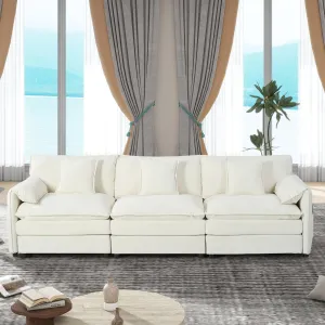 Streamdale Chenille Cloud Couch - Oversized Modular Sofa