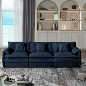 Streamdale Chenille Cloud Couch - Oversized Modular Sofa