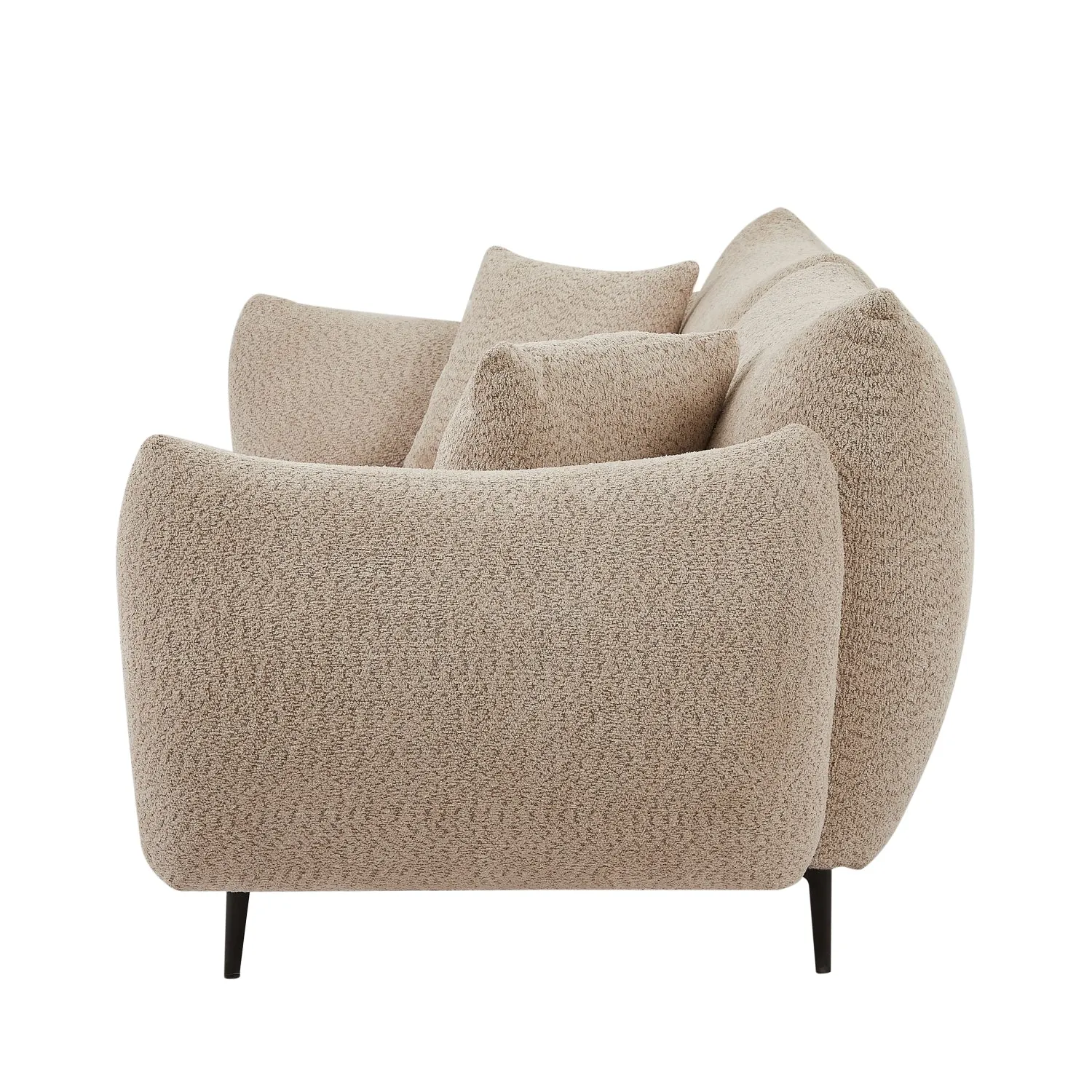 Streamdale Chenille Loveseat Sofa - Grayish Brown