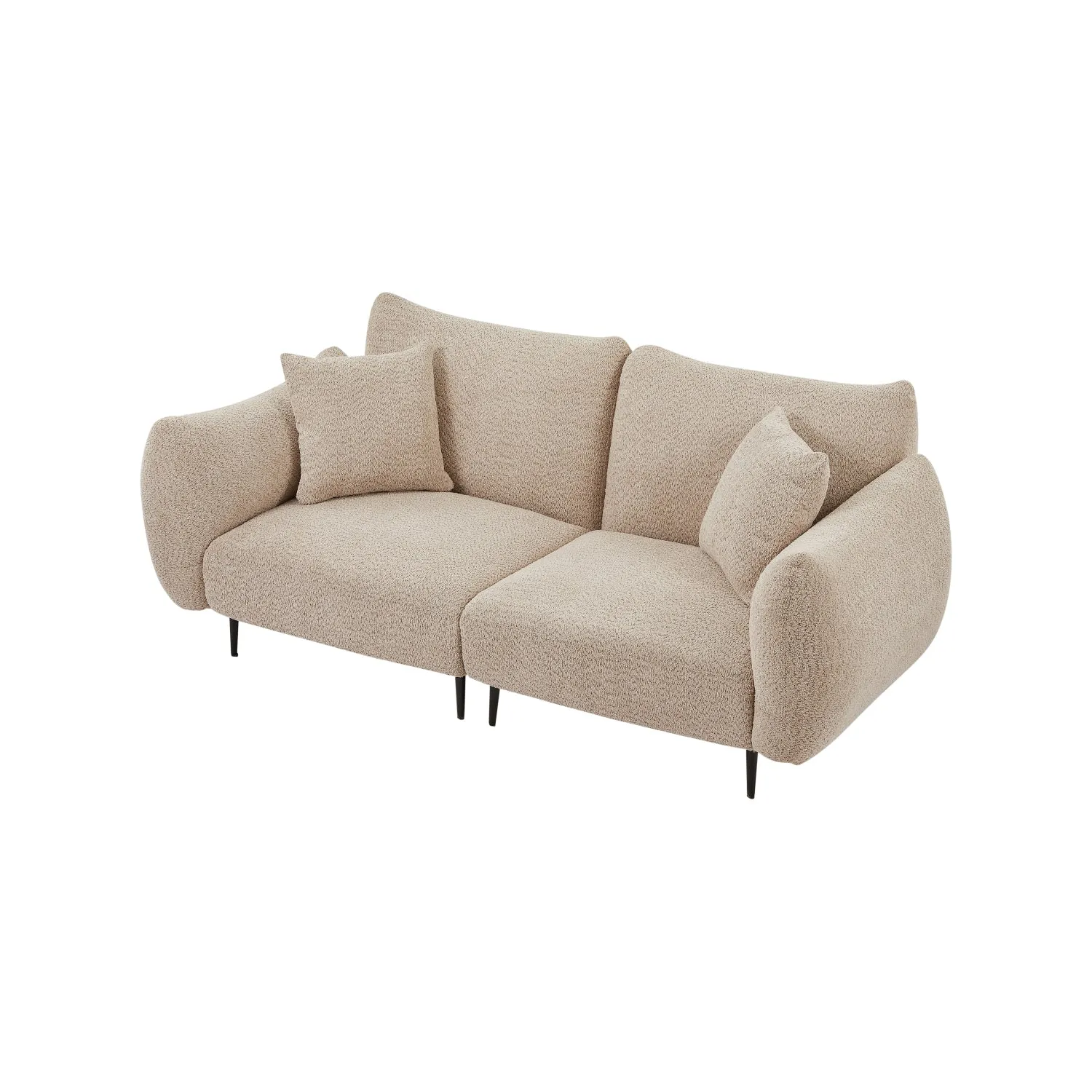 Streamdale Chenille Loveseat Sofa - Grayish Brown