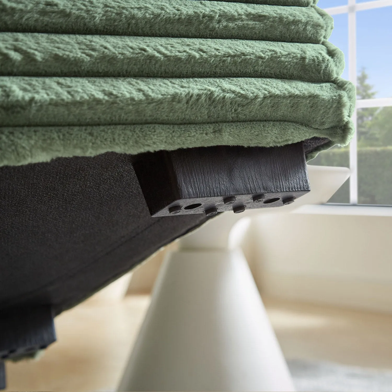 Streamdale Cloud Corduroy Sleeper Sofa - Green