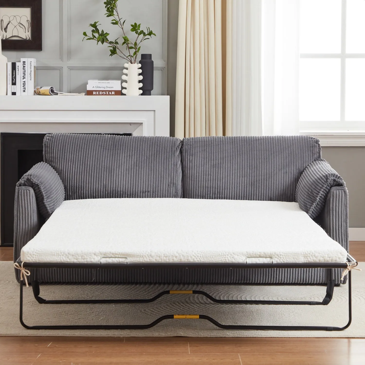 Streamdale Comfy Sleeper Sofa Bed - Pull Out Futon Couch for Living Room