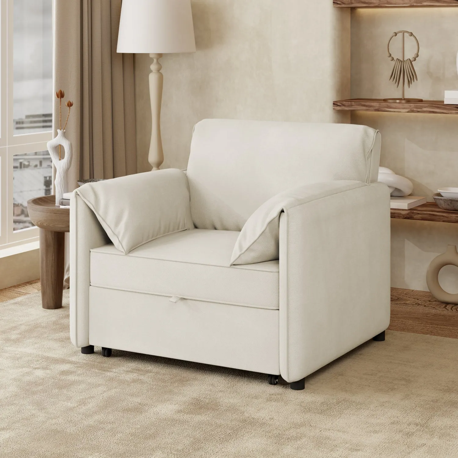 Streamdale Convertible Pull Out Sofa Bed Sleeper Chair