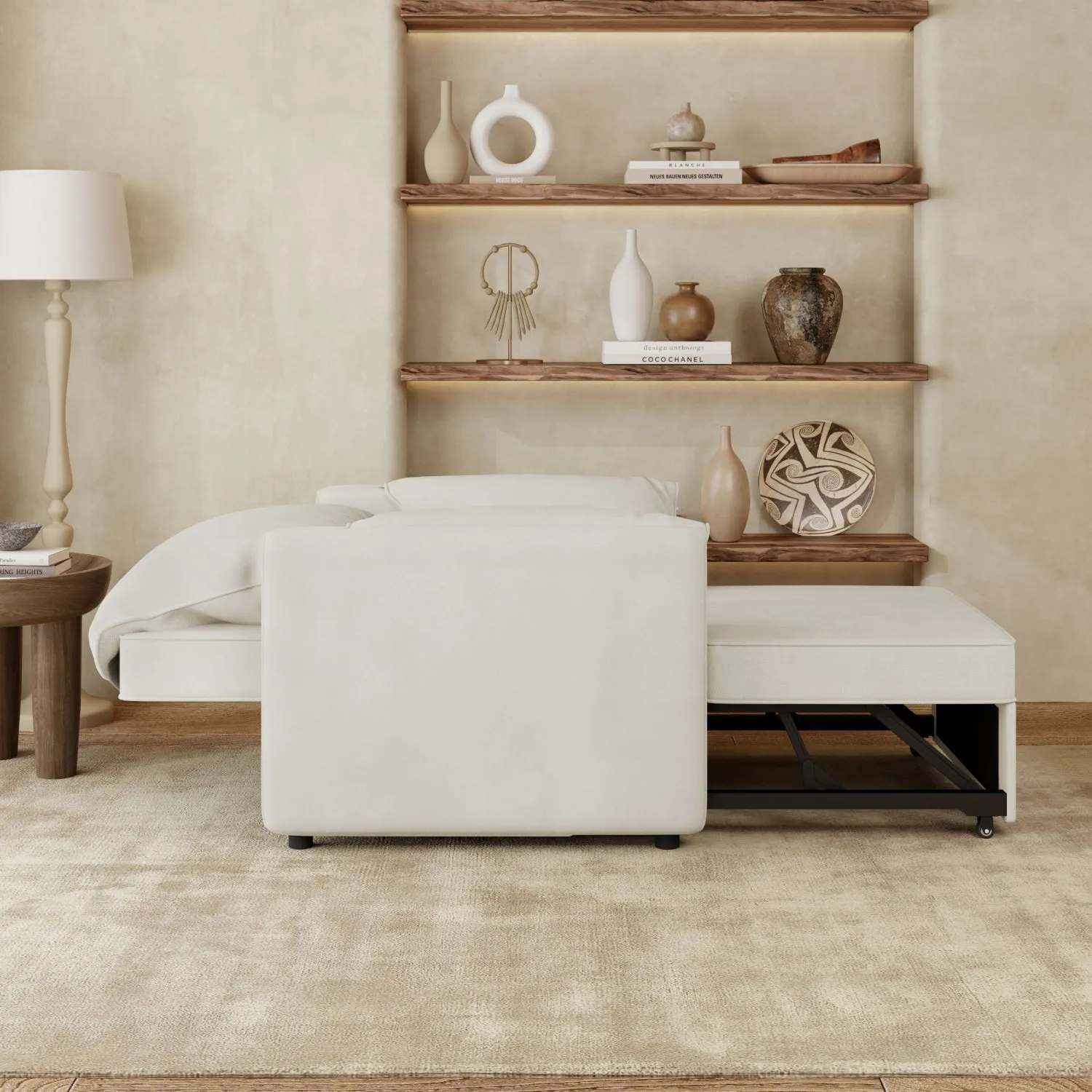 Streamdale Convertible Pull Out Sofa Bed Sleeper Chair