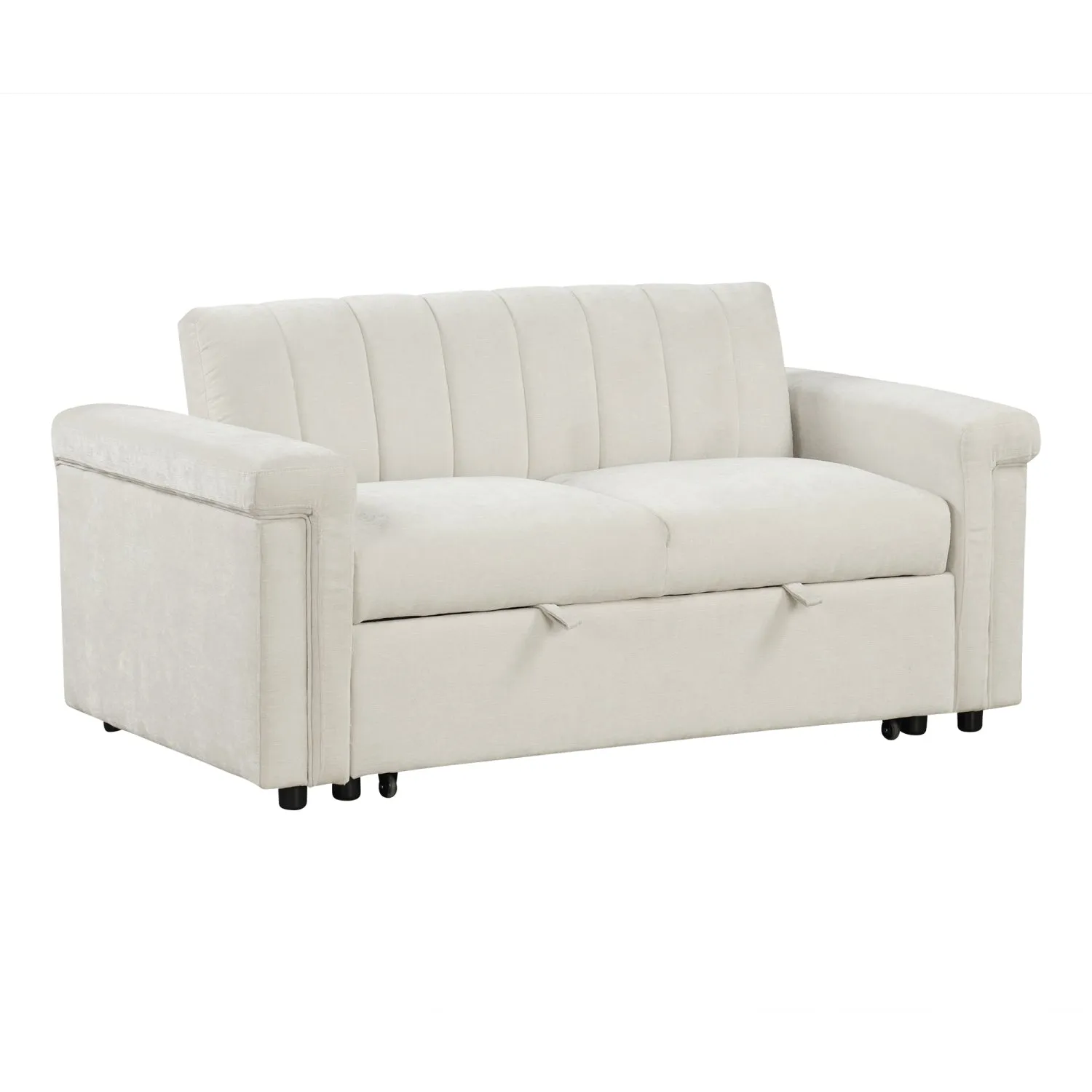 Streamdale Convertible Soft Cushion Sofa Pull Bed, for Two People to Sit On