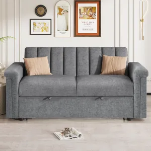 Streamdale Convertible Soft Cushion Sofa Pull Bed, for Two People to Sit On