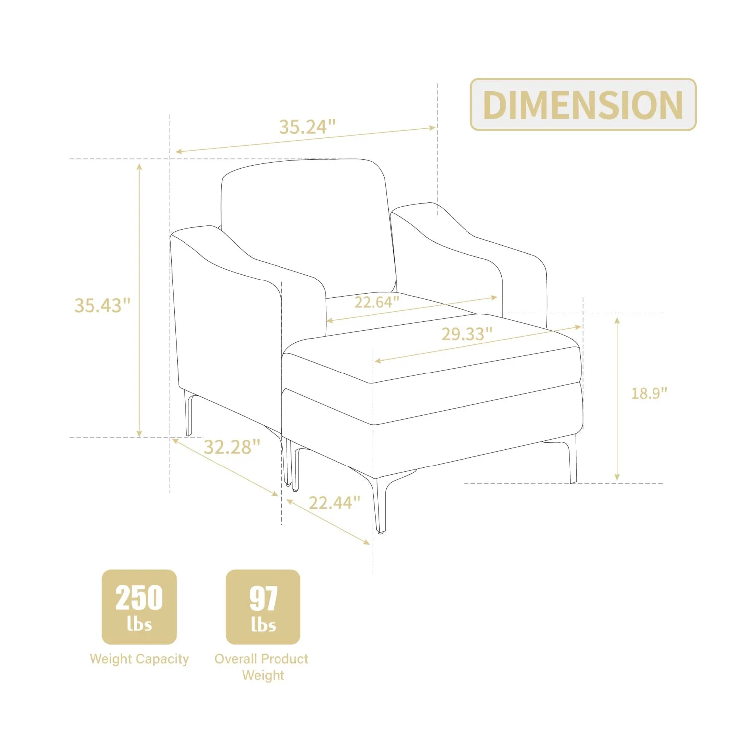 Streamdale Corduroy Convertible Sectional Sofa with Ottoman - Gray