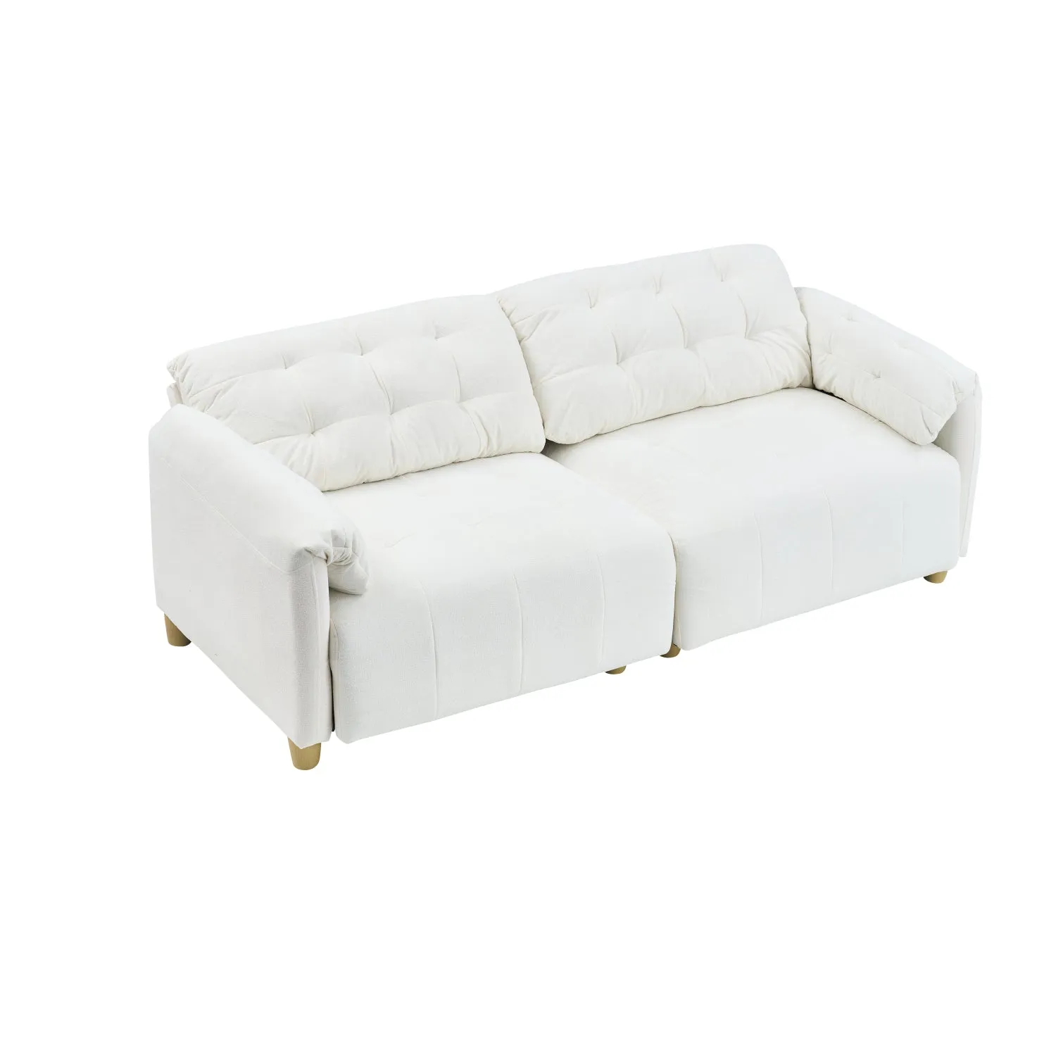 Streamdale Creamy Cloud Fabric Sofa