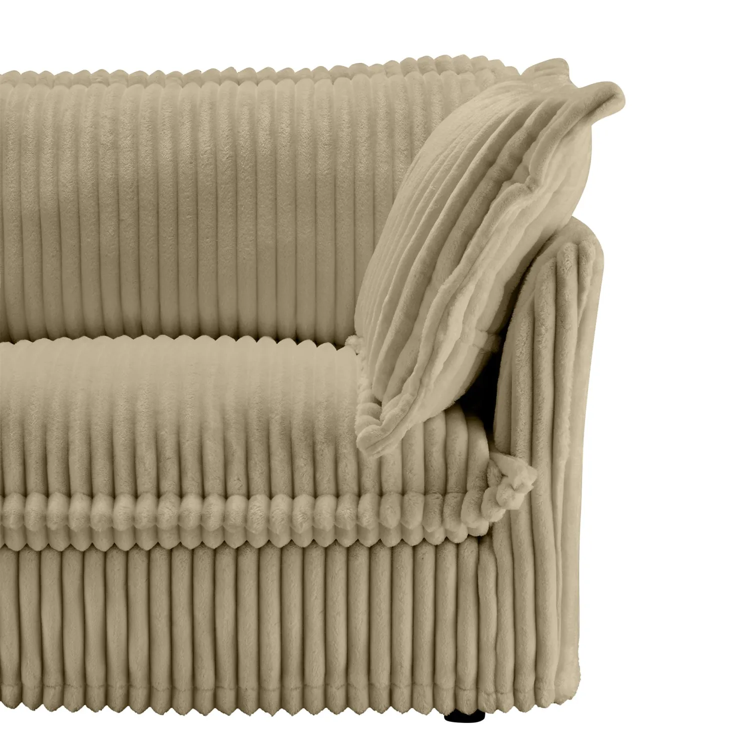 Streamdale Koala Armless Sofa - Camel