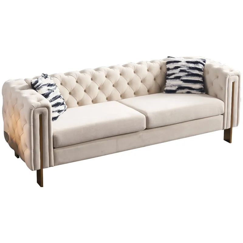Streamdale Modern Velvet Sofa III
