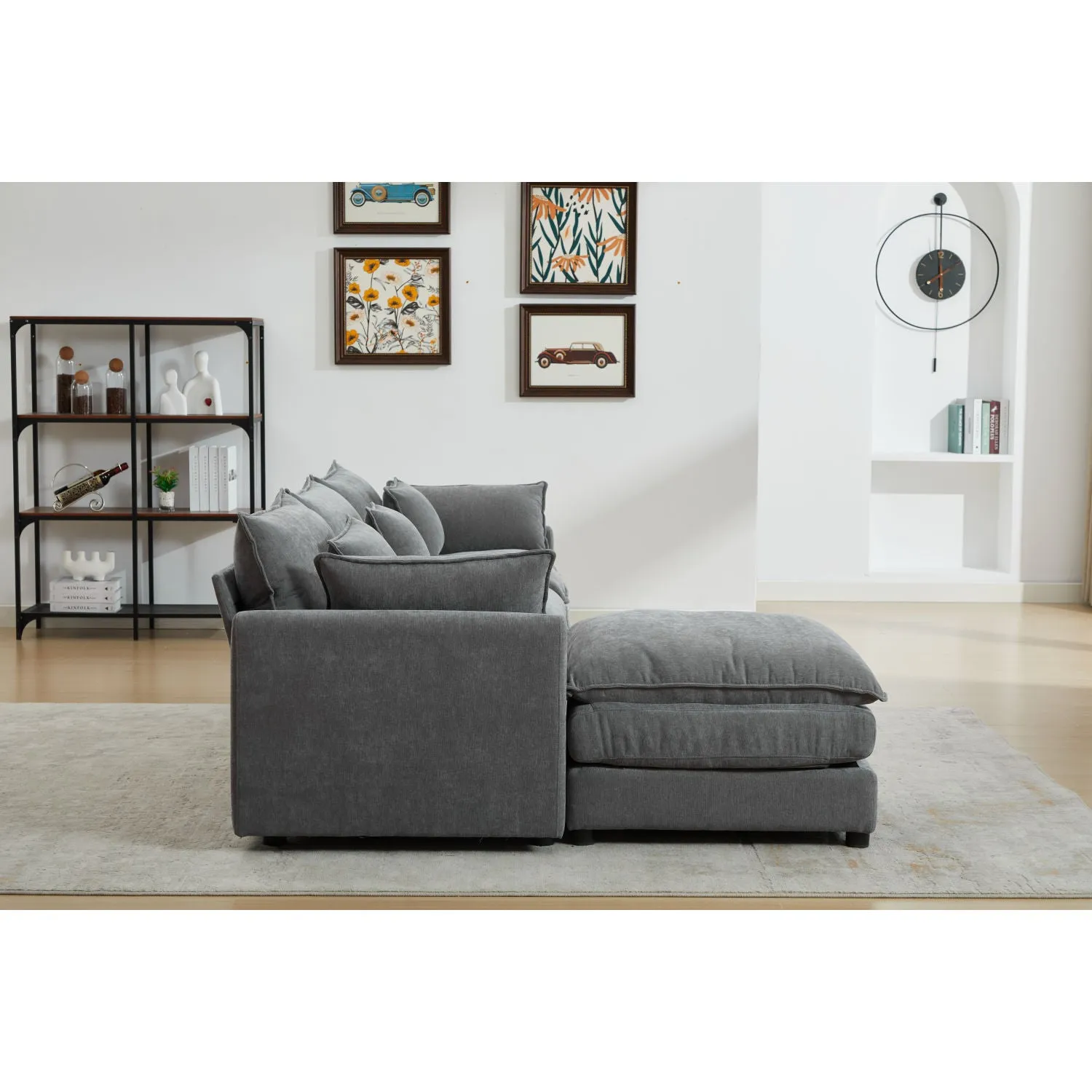 Streamdale Modular 3-Seater Sofa with Ottoman