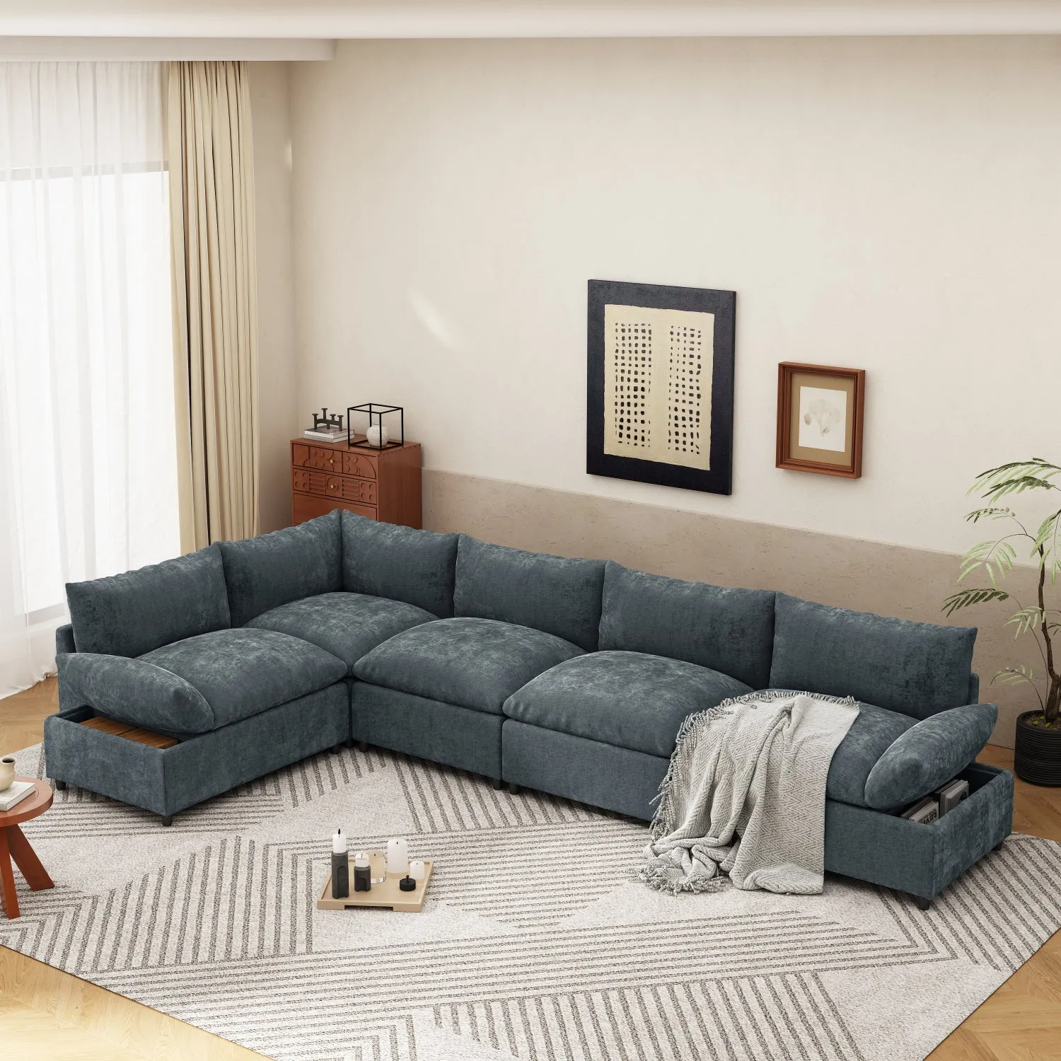Streamdale Modular Sectional Sofa w/ Storage