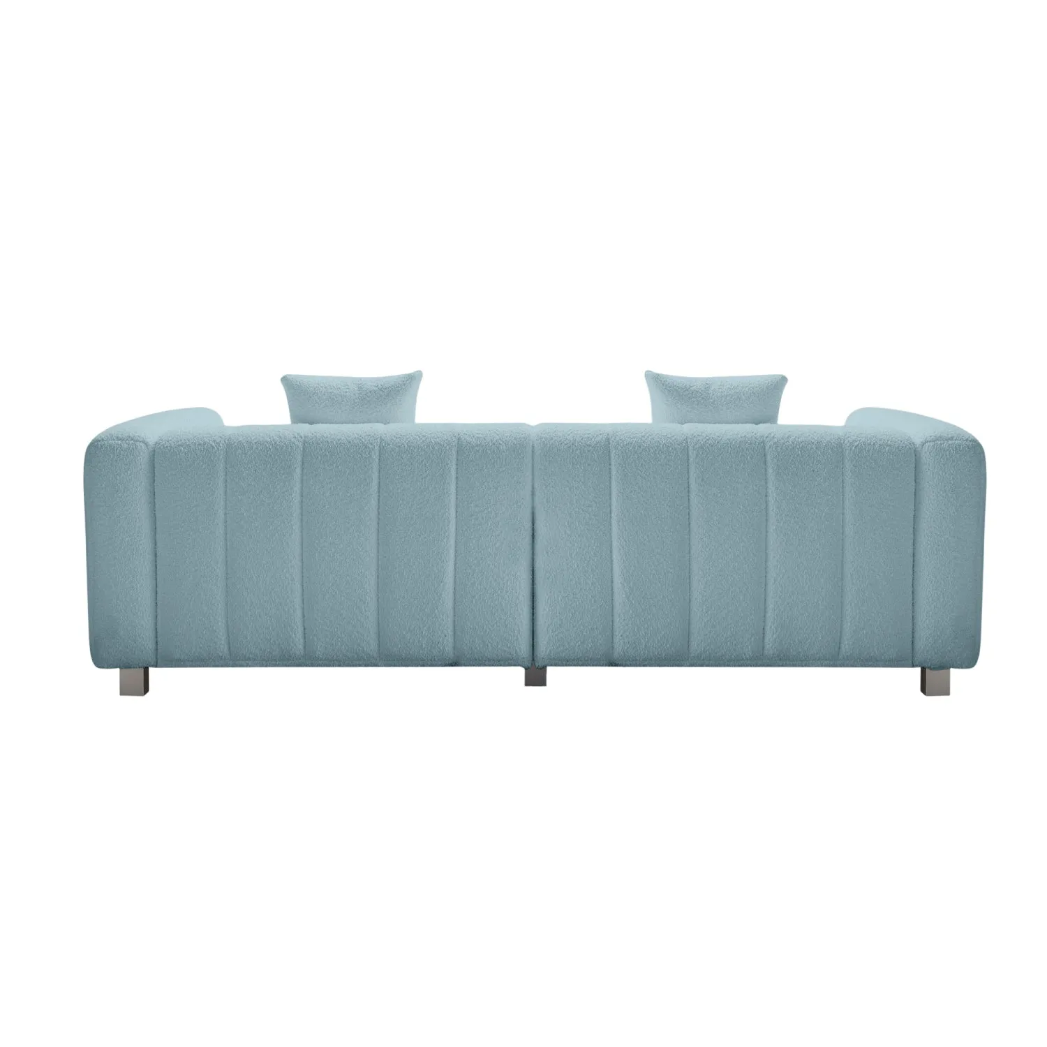 Streamdale Premium Velvet Sofa 3-Seater Loveseat with Metal Legs
