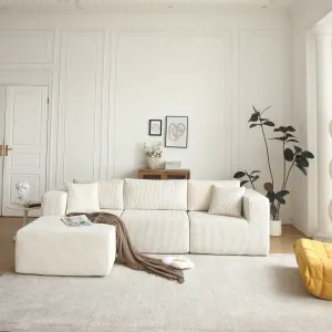 Streamdale Sectional Sofa Beige Left