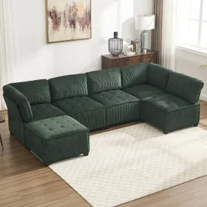 Streamdale U-Shaped Modular Sectional Sofa with Reversible Chaise