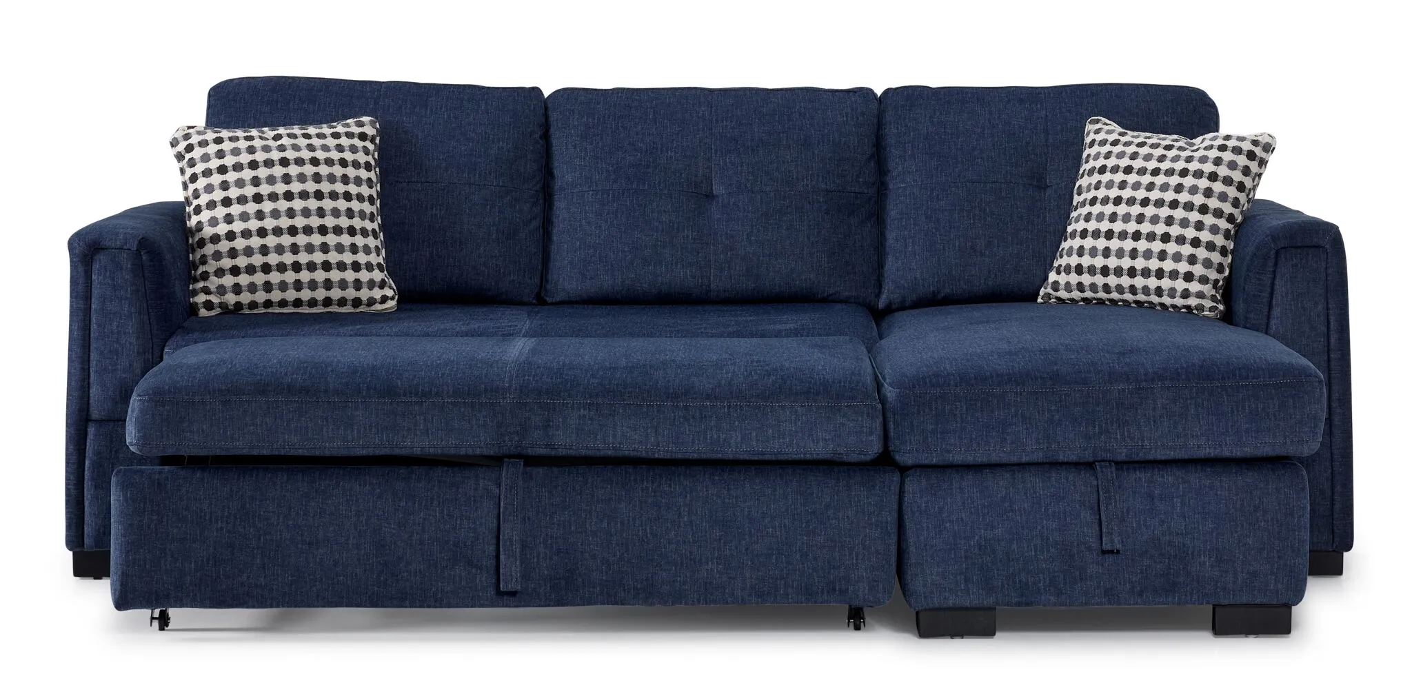Vance Pop-Up Sofa Bed - Blue