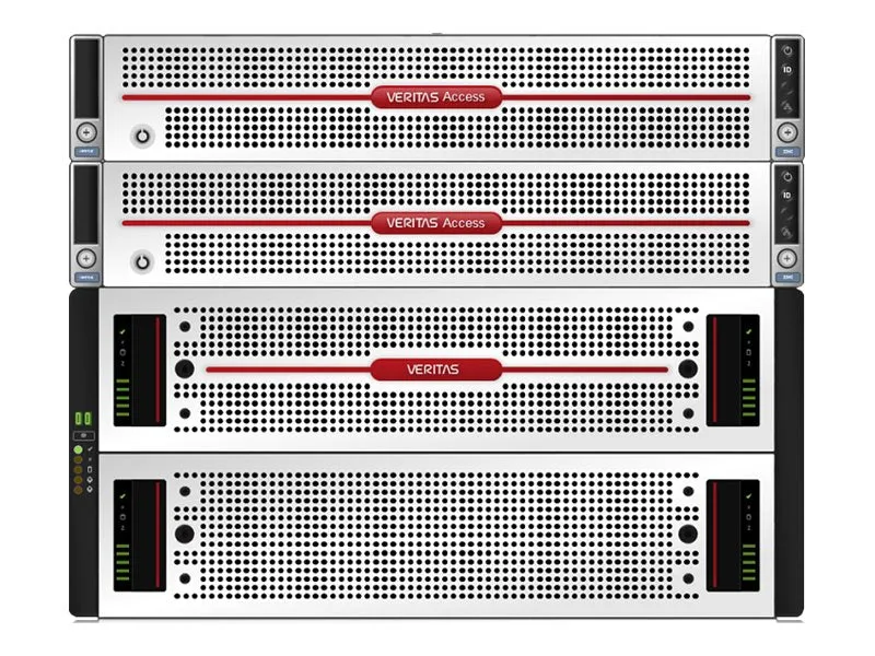 Veritas Access 3350 - Config A - hard drive array - 700 TB - 82 bays (SAS-3) - HDD 10 TB x 82 - Gigabit Ethernet, 10 Gigabit 31806-M4217